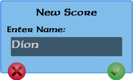 enter name