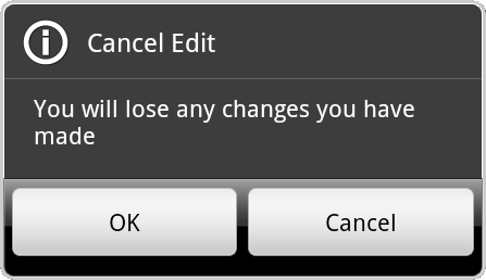 cancel edit dialog