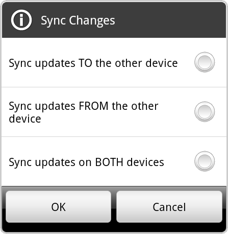 sync target