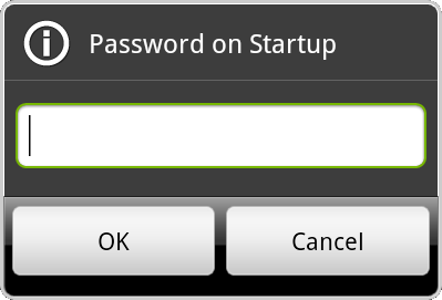 type password