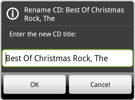 rename item dialog