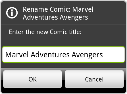 rename item dialog