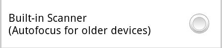 select inbuilt scanner (old)