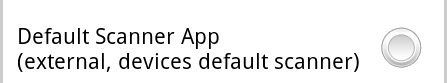 select phone dialog