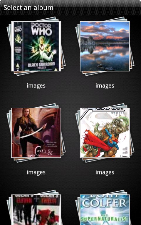 gallery screen