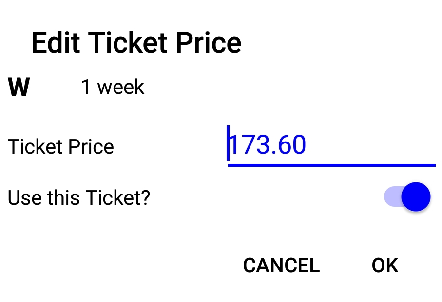 edit price
