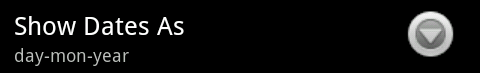 date format