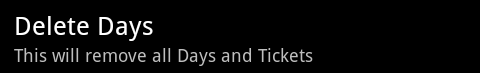 delete days